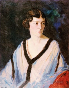 アンリ・ロベール Painting - エドワード・H・ベネット夫人の肖像 アシュカン・スクール ロバート・ヘンリ